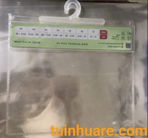 Túi nhựa treo có móc - Bao Bì Nhựa Minh Châu - Công Ty TNHH Thương Mại Tổng Hợp Xuất Nhập Khẩu Minh Châu